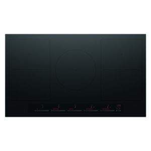 Fisher & Paykel 90cm 5 Zone Induction Cooktop with 2 SmartZones - Black Glass (Series 7)