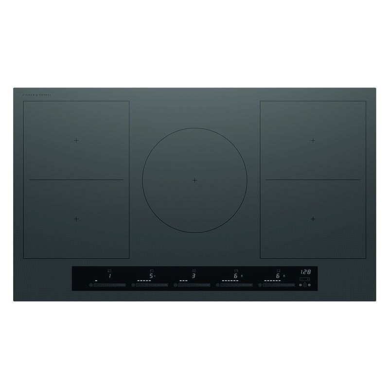 Fisher & Paykel 90cm 5 Zone Induction Cooktop: 2 Smart Zones - Grey (Series 7)