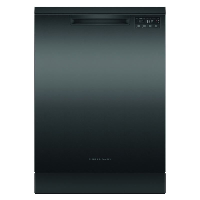 Fisher & Paykel 15 Place Setting Freestanding Dishwasher - (Contemporary/Series 7) - Black Stainless Steel