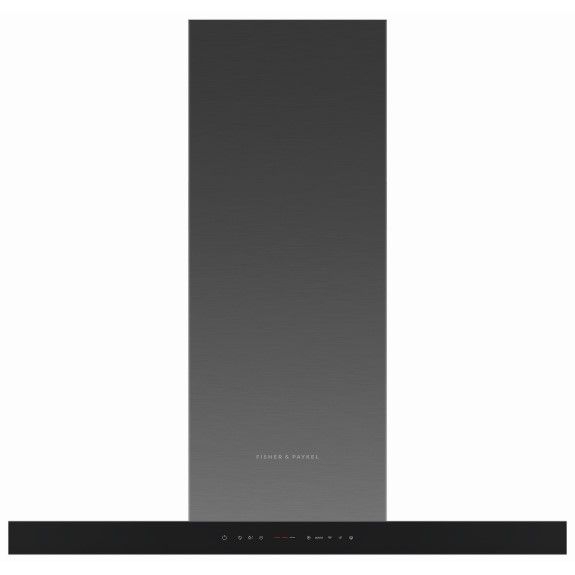 Fisher & Paykel Connected Canopy Rangehood Black 90CM
