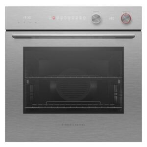 Fisher & Paykel 60cm 9 Function Contemporary Pyrolytic Oven -  Brushed Silver Glass (Series 7)