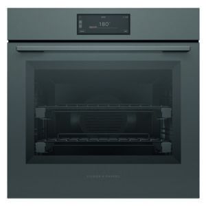 Fisher & Paykel 60cm Minimal Pyrolytic Oven - Grey Glass (Series 9)