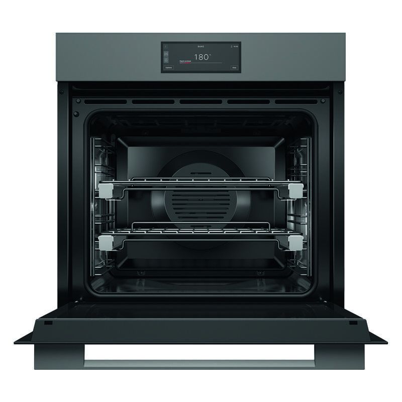 Fisher & Paykel 60cm Minimal Pyrolytic Oven - Grey Glass (Series 9) - Image 2