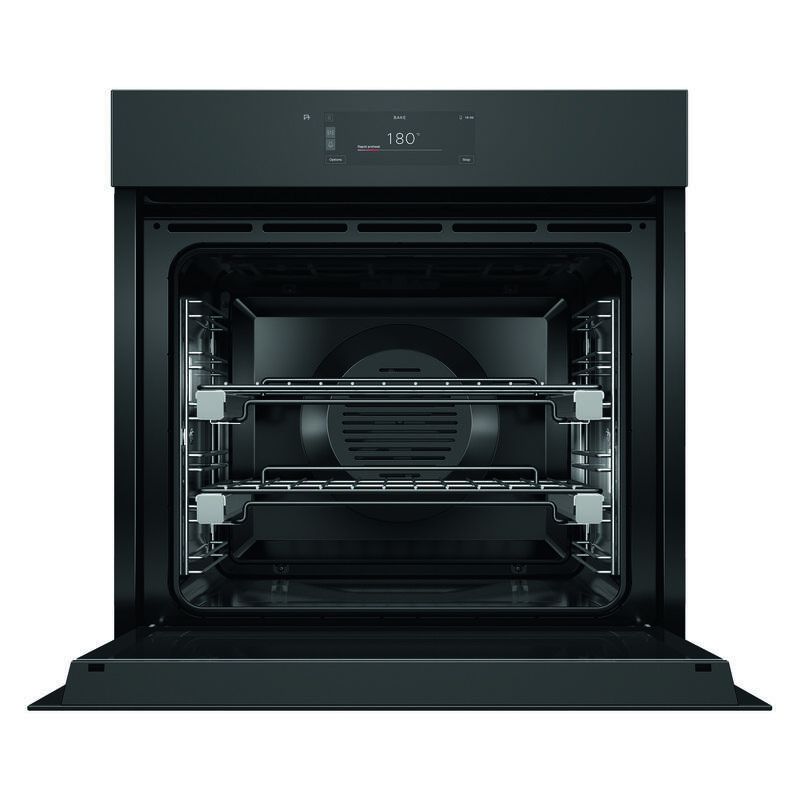 Fisher & Paykel 60cm Minimal Handleless Pyrolytic Oven - Black Glass (Series 11) - Image 2