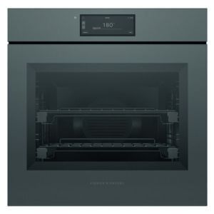 Fisher & Paykel 60cm Minimal Handleless Pyrolytic Oven - Grey Glass (Series 11)