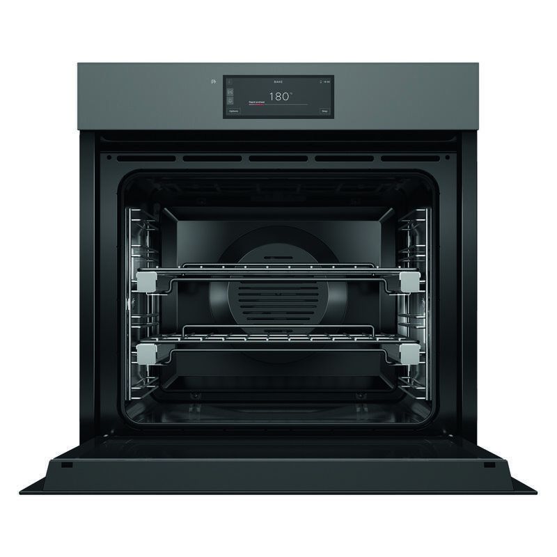 Fisher & Paykel 60cm Minimal Handleless Pyrolytic Oven - Grey Glass (Series 11) - Image 2