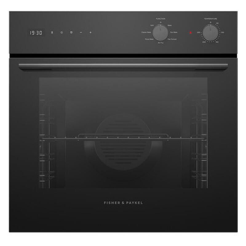 Fisher & Paykel 60cm 7 Function Contemporary Oven - Black Glass (Series 5)