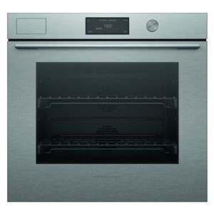 Fisher & Paykel Contemporary Pyrolytic Steam Assist Oven Brushed Slv Glass 76CM