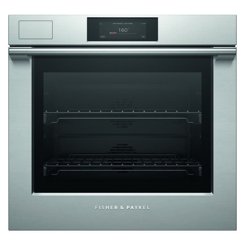 Fisher & Paykel 76cm Professional Pyrolytic Steam Assist Oven - Stainless Steel (Series 11)