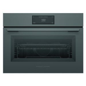 Fisher & Paykel 60cm Minimal Compact Combi-Microwave Oven - Grey Glass (Series 9)