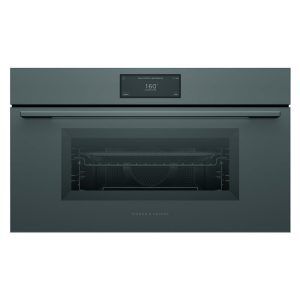 Fisher & Paykel 76cm Minimal Compact Combi-Microwave Oven - Grey Glass (Series 9)
