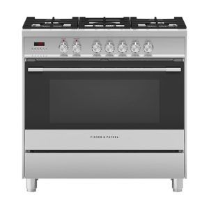 Fisher & Paykel 90cm Series 5 Classic 5 Burner Dual Fuel Cooker