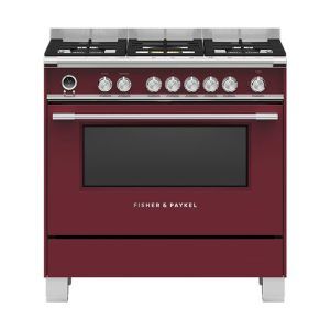 Fisher & Paykel 90cm Series 9 Classic 5 Burner Dual Fuel Pyrolytic Cooker