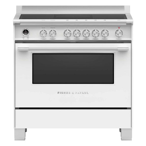 Fisher & Paykel 90cm Dual Fuel Freestanding Cooker White OR90SCG6W1A