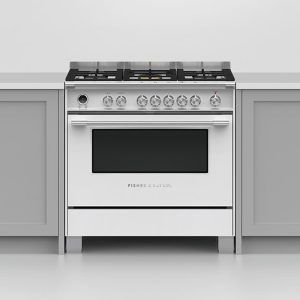 Fisher & Paykel 90cm Series 9 Classic 5 Burner Dual Fuel Pyrolytic Cooker