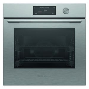 Fisher & Paykel 60cm Contemporary Combi-Steam Oven - Brushed Silver Glass (Series 11)