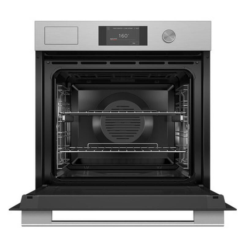 Fisher & Paykel 60cm Contemporary Combi-Steam Oven - Brushed Silver Glass (Series 7) - Image 2