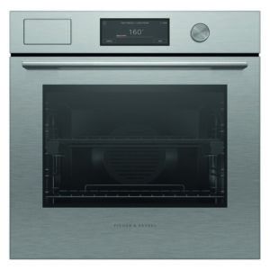 Fisher & Paykel 60cm Contemporary Combi-Steam Oven - Brushed Silver Glass (Series 9)