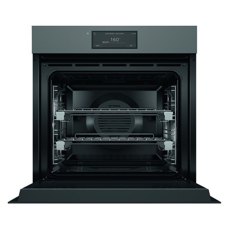 Fisher & Paykel 60cm Minimal Handleless Combi-Steam Oven - Grey Glass (Series 11) - Image 2