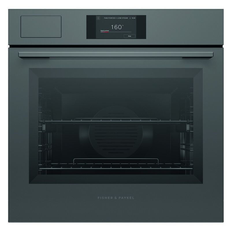 Fisher & Paykel 60cm Minimal Combi-Steam Oven - Grey Glass (Series 7)