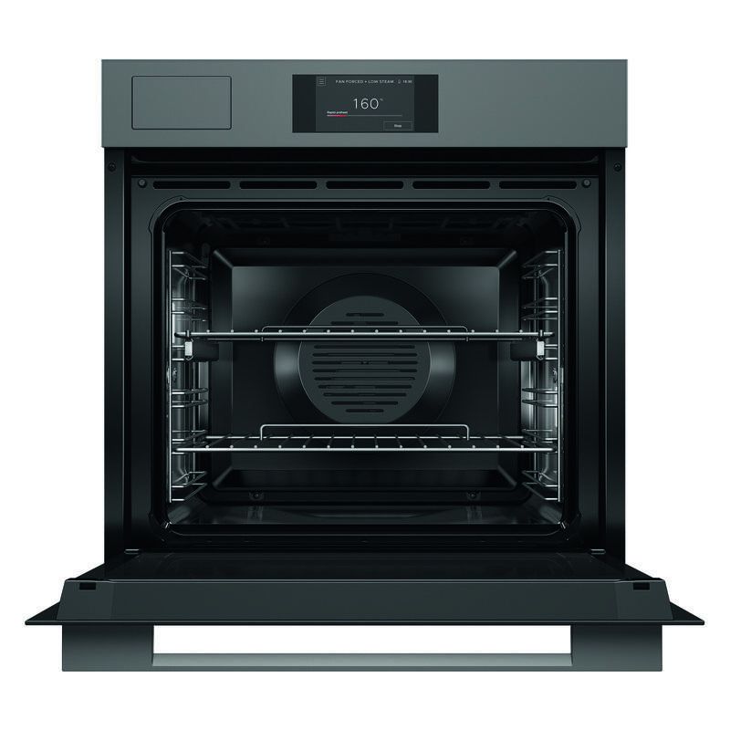 Fisher & Paykel 60cm Minimal Combi-Steam Oven - Grey Glass (Series 7) - Image 2