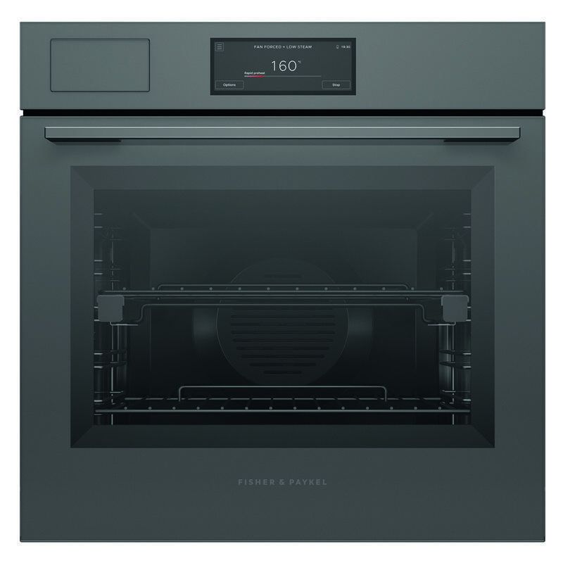 Fisher & Paykel 60cm Minimal Combi-Steam Oven - Grey Glass (Series 9)