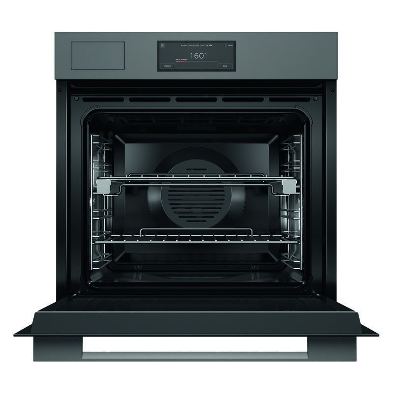 Fisher & Paykel 60cm Minimal Combi-Steam Oven - Grey Glass (Series 9) - Image 2