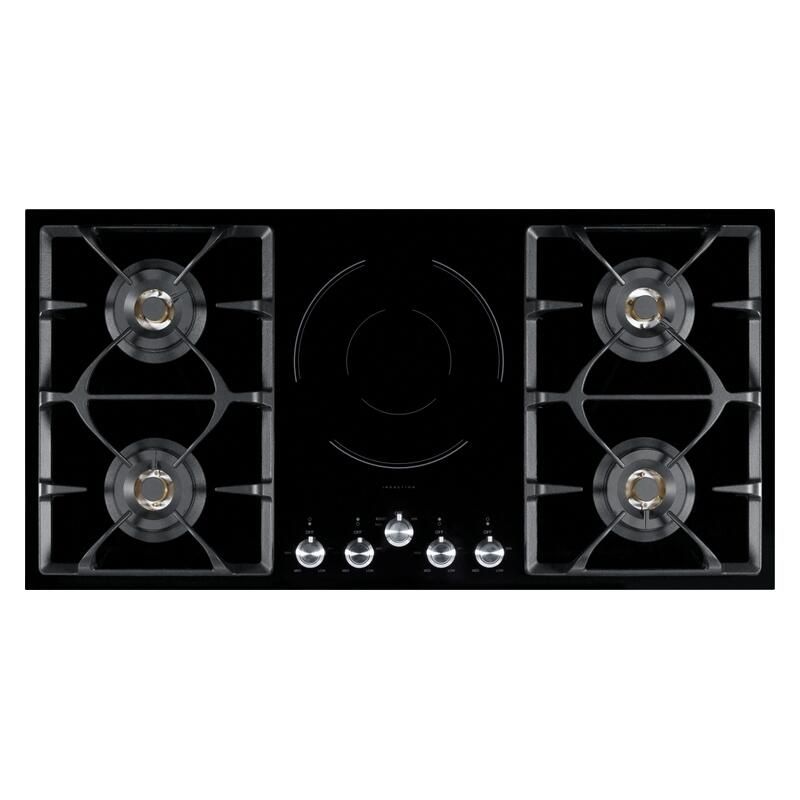 FRANKE Ceramic Glass 4 Gas Burners Lpg + 1 Induction Zone Cooktop 101.5CM