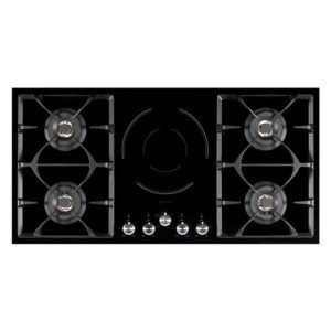 FRANKE Ceramic Glass 4 Gas Burners Ng Large Induction Zone Cooktop 101.5CM