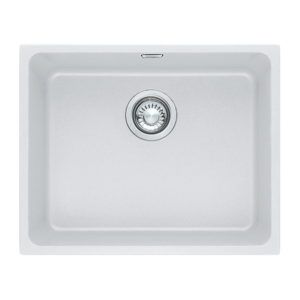 Franke Kubus Granite Single Bowl Sink - Polar White