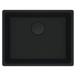 FRANKE Maris Single Bowl 520MM Matt Black UNDERMOUNT__114.0708.575