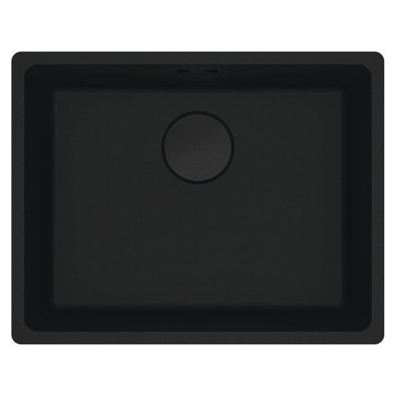 Franke 520mm Maris Single Bowl Undermount - Matt Black