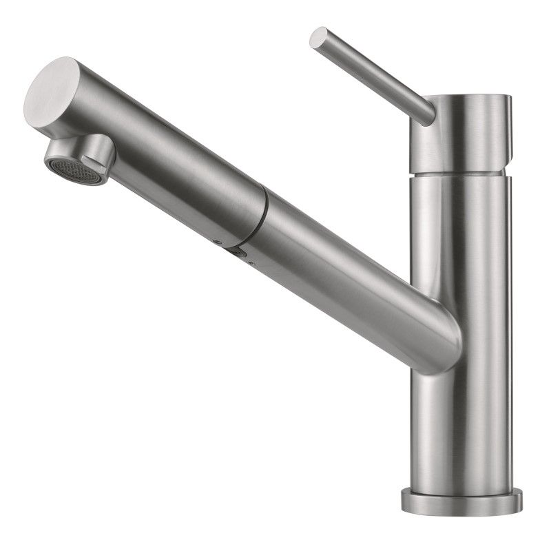 Franke Orbit Pull Out Tap - Stainless Steel