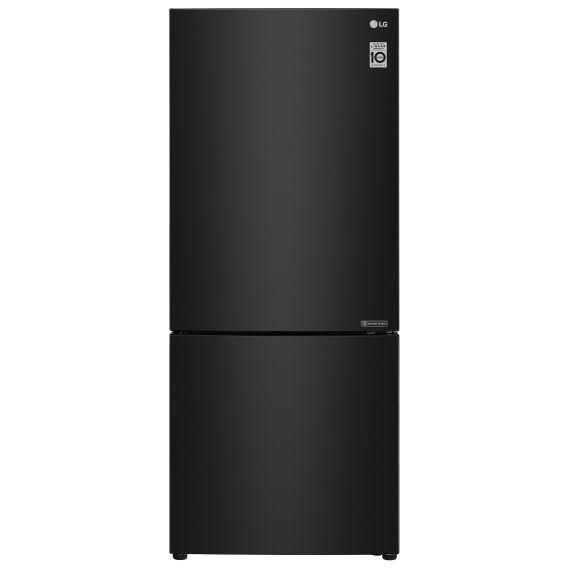 LG 454 Litre Bottom Mount Refrigerator Black Steel Finish GB455BTL Whitfords Home Appliances