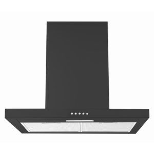 Haier 60cm Wall Rangehood Box Chimney - Black