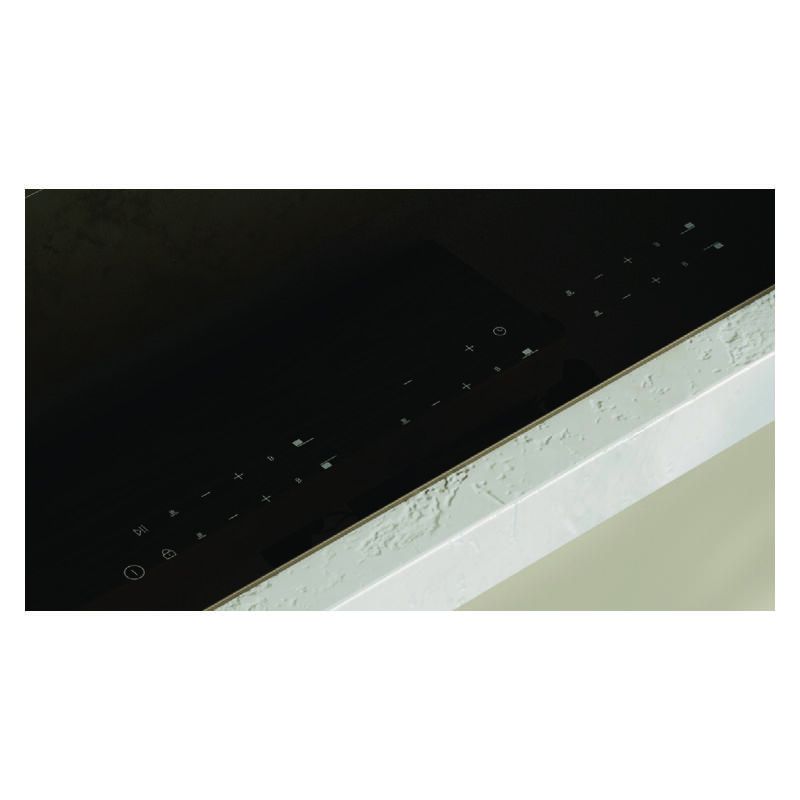 Haier 90cm 300 Series Induction Cooktop 5 Zone Low Current - Black Glass - Image 2