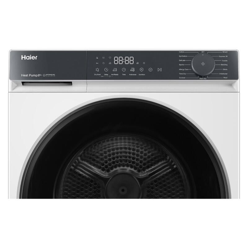 Haier 8kg Heat Pump Condenser Dryer - White - Image 3