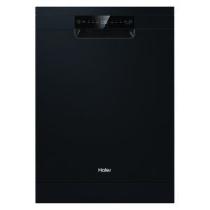 Haier 300 Series Freestanding Dishwasher - Black 60cm
