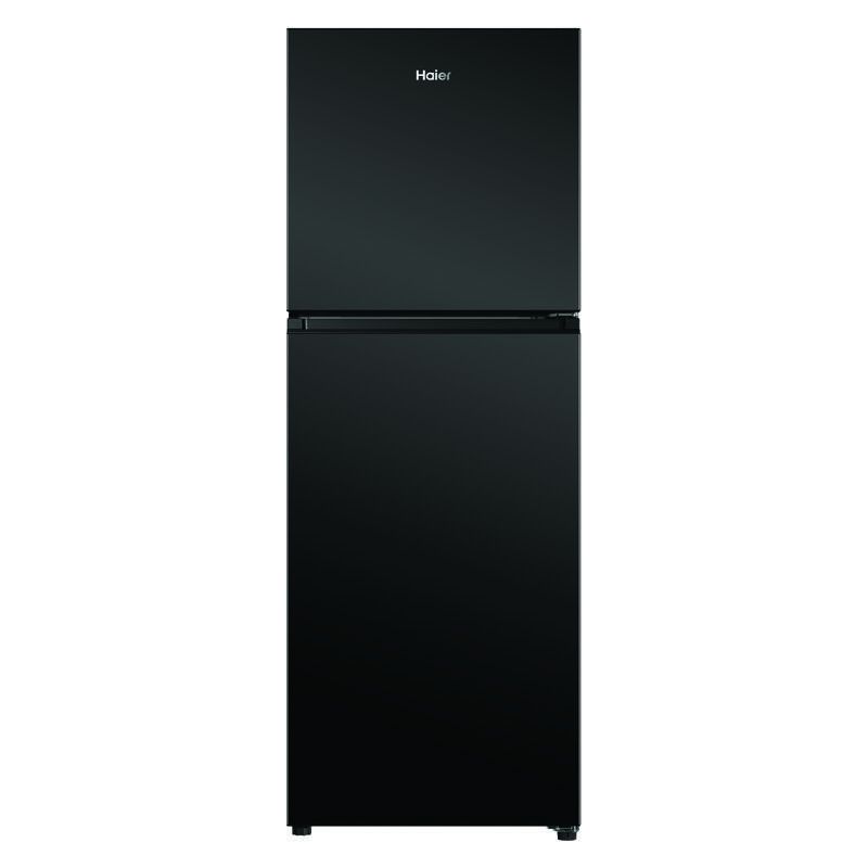 Haier 311L Top Mount Fridge Freezer - Black (300 Series)
