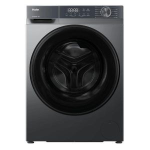 Haier 10kg Front Load Washing Machine with Anti-Bacterial Treatment - Black (300 Series)