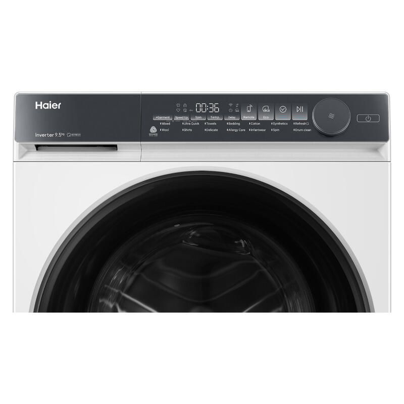 Haier 9.5kg Front Load Washing Machine - White