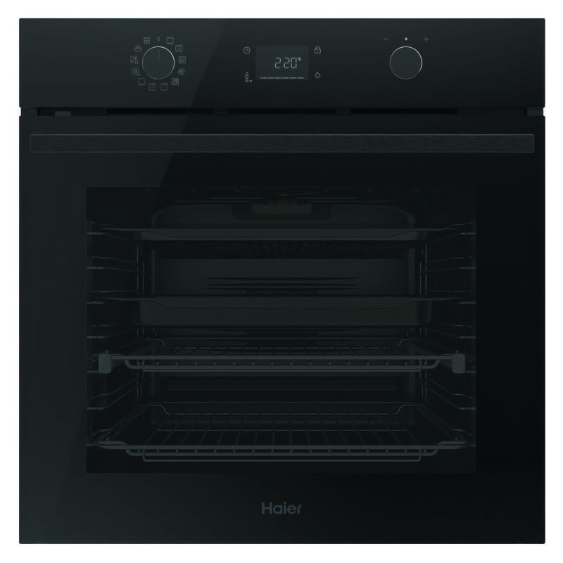 Haier 60cm 500 Series Built In Oven Air Fry Steam Assist - Black