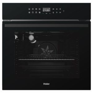 Haier 60cm Self-Cleaning Oven with Air Fry - Black