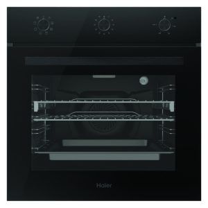 Haier 60cm 300 Series Built in Oven 10A Plug - Black