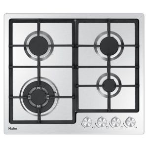 Haier 60cm Gas On Steel Cooktop - Stainless Steel