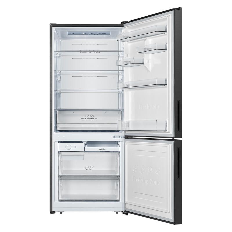 Hisense 417L Bottom Mount Refrigerator - Black - Image 2