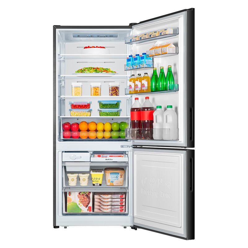 Hisense 417L Bottom Mount Refrigerator - Black - Image 3