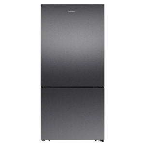Hisense 503L Bottom Mount Fridge Freezer - Dark Stainless Steel