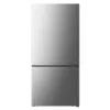 Hisense 503 Litre Bottom Mount Fridge - Stainless Steel