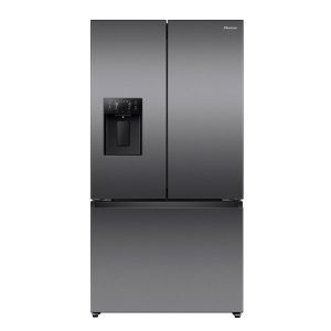 Hisense 634L French Door Fridge Freezer with Ice & Water Dispenser - Dark Steel (PureFlat)